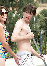 The Pool Boy Fucks Cashmere's Ass