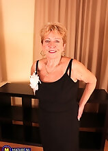 Marina T. Is A 70 Year Old Cockhungry Grandma Who Wants To Fuck The Neighbors Hard Cock Off!